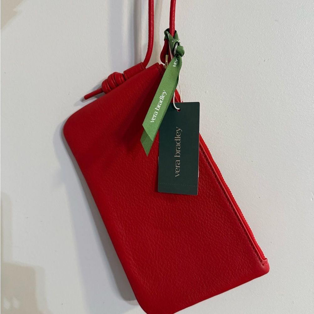 Vera Bradley Goji Berry Red Wristlet